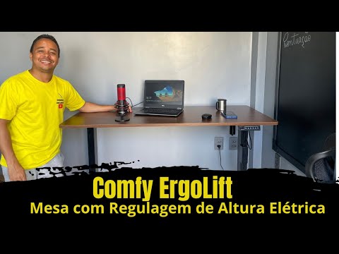 EXCELENTE MESA ELÉTRICA COM REGULAGEM DE ALTURA - Comfy ErgoLift