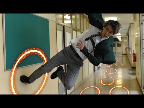 【桜雲学園】落ちれば大爆発！？ケンケンパで教室までたどりつけ！