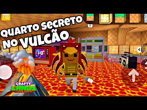 CRAFTY LANDS ESCONDERIJO SECRETO NO VULCÃO! PETER GAMES PETER TOYS