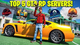 Top 5 *BEST* GTA 5 RP Servers in 2025! (FiveM & RageMP)