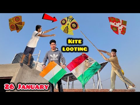 Kite looting 26 <strong>January</strong> aaj bahut saari patang looti I’m kitelover 😍🪁.