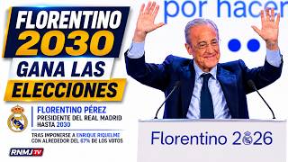 FLORENTINO 2030 | Discurso completo de victoria en las elecciones del Real Madrid