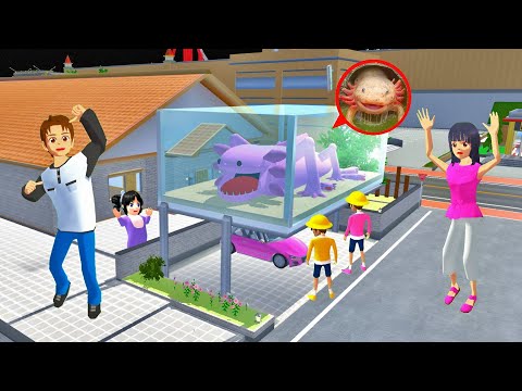 Yuta Mio Buat AQUARIUM AXOLOTL RAKSASA Di Atas Rumah ๐ฑ |Sakura school simulator