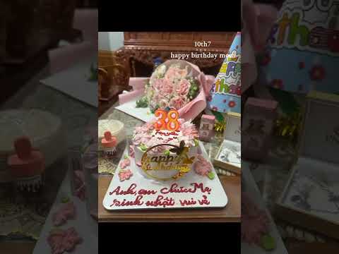 Dù là món quà nhỏ nhưng lại mang lại những ý nghĩa rất lớn " happy birthday  mom " #happybirthday 