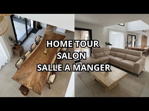 HOME TOUR SALON ET SALLE A MANGER