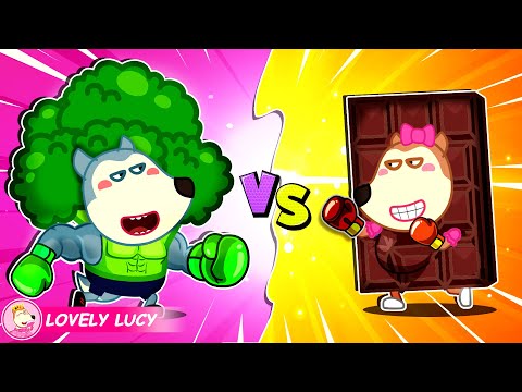 Healthy Food vs Junk Food 🥗💚 Lucy Learns Healthy Habits for Kids