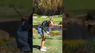 Jessica Korda slow motion golf swing lines analysis #bestgolf #golfswing #subforgolf #alloverthegolf
