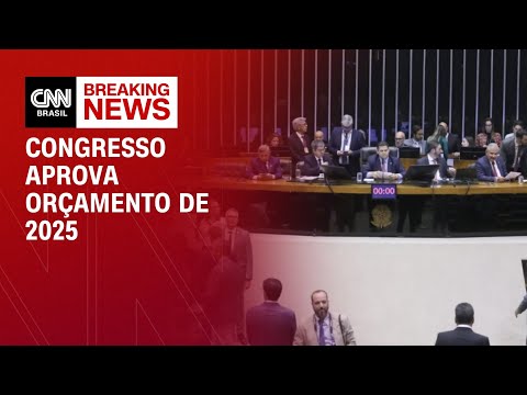 ​Sessão no Congresso aprova Orçamento de 2025 | CNN 360º