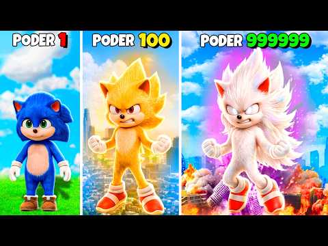 Mejorando a BABY SONIC en GTA 5 !! (Sonic Movie mod)