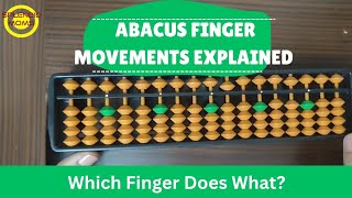Finger Movements on Abacus Tool || Abacus Basics 
