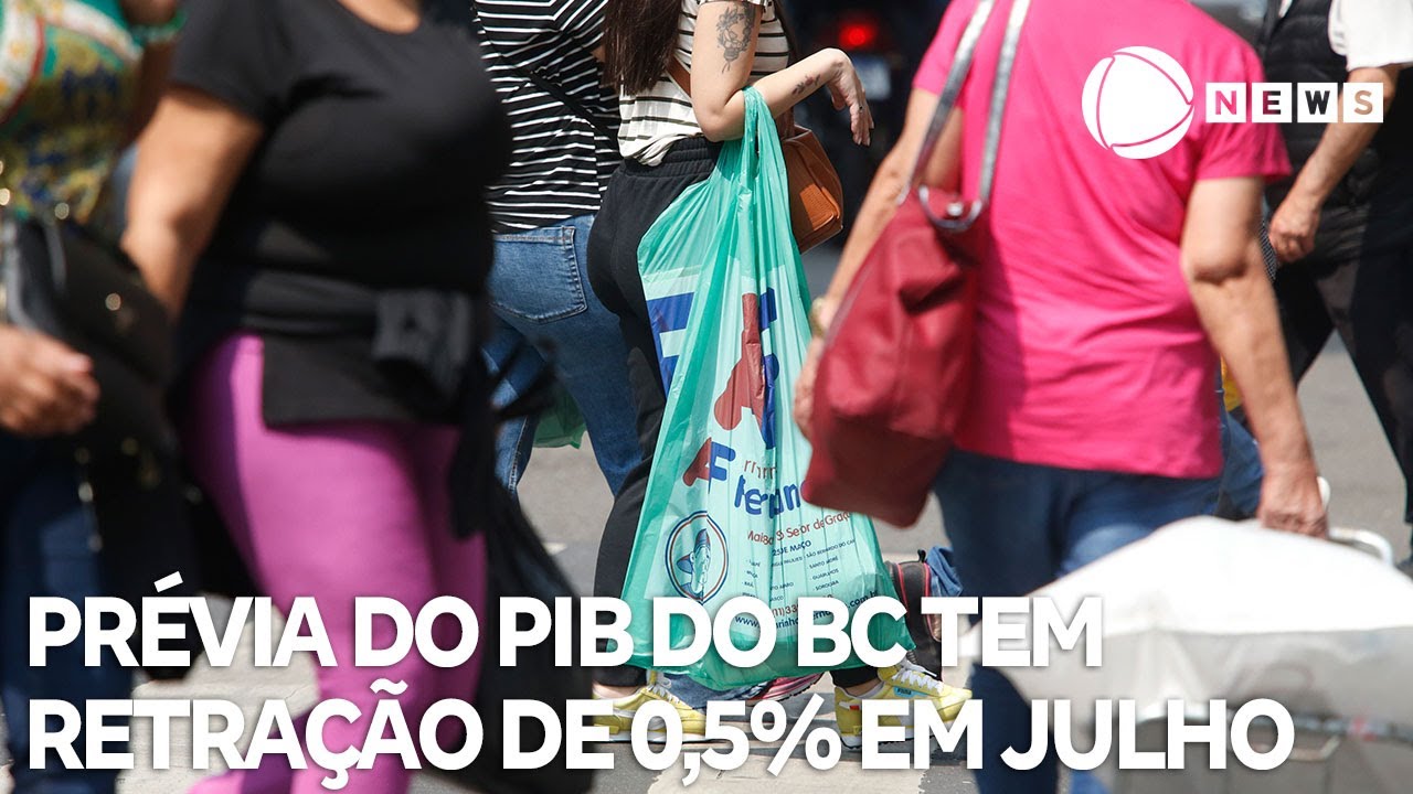 Prévia do PIB do Banco Central tem retração de 05 em julho