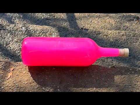 Rolling colorfull bottle on the stair 🌈👻 #asmr #crushingsoftthings #crushingcrunchythings
