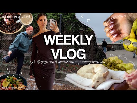 WEEKLY VLOG🕯️ // jesienią odpuszczam🥱 / gotowanie / fizjo działa / bieganie i siłka / małe zmiany