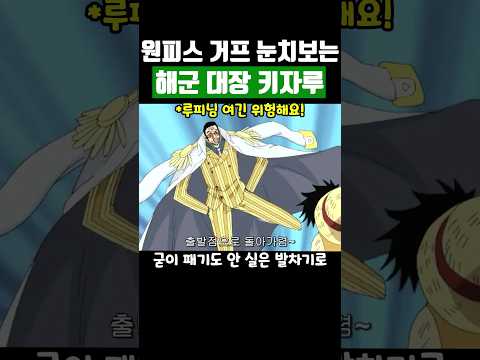 원피스 이제야 이해되는 거프 눈치를 많이 봤던 키자루