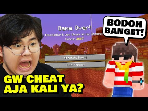 Gw Pura Pura Mati Konyol di Minecraft Hardcore Buat Kagetin Temen Gw …