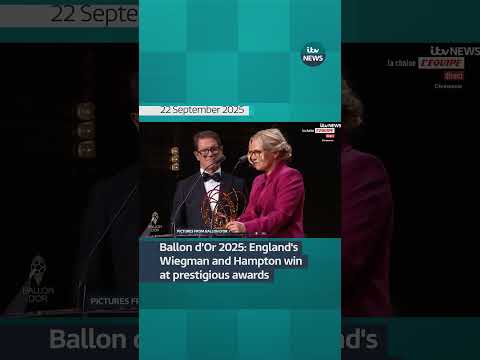 Ballon d’Or 2025: England's Sarina Wiegman and Hannah Hampton win at prestigious awards | ITV News