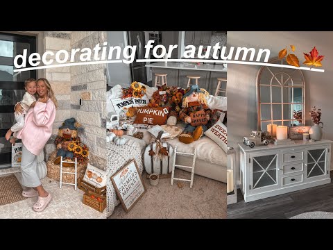 DECORATING FOR AUTUMN 2024 | Front Porch, Cosy Farmhouse Decor Inspo & Huge Amazon Haul