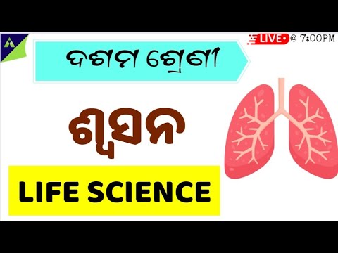 Respiration(ଶ୍ୱସନ) 10th class life science chapter-2 in odia | Respiration for class 10th odia