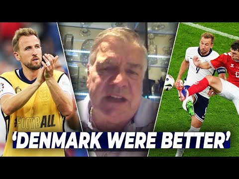 England 'STRUGGLED to get extremely lucky' to draw | Sam Allardyce FUMES: 'Denmark were BETTER side'