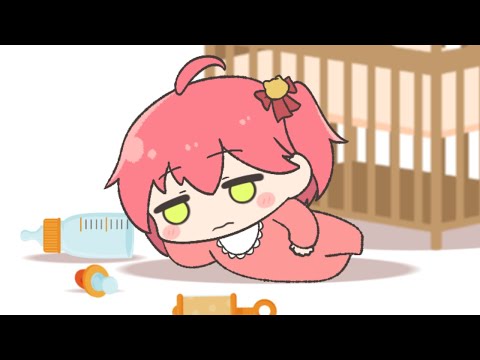 【手描き】幼い頃態度が悪かったみこち【さくらみこ/ホロライブ】