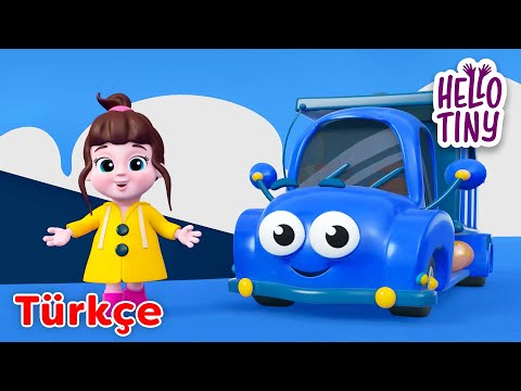 Mavi Kamyon Nerdesin? 🚛 | Bebekler için şarkılar | Hello Tiny Türkçe