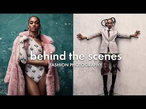 Trying NEW Backdrops! Studio Fashion Shoot Photography Behind The Scenes