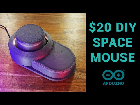 Making a cheap, open source 3D space mouse with Arduino and 3D printing *V2 out*