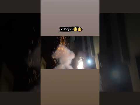 Navratri Visargan 😢😢🥺🥺[[#viral #status #god #trending #youtubeshorts 🕉🕉