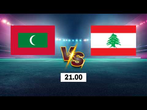 LIVE 🔴 Maldives vs Lebanon | International Friendly 2026 | Live Score