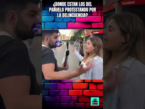 ESTA ESPAÑOLA ES MUY CLARA:  MANIFESTACIÓN HOSPITALET CONTRA LA DELINCUENCIA EN NUESTRO PAIS
