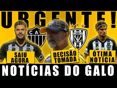 DECISÂO TOMADA! SAMPAOLI URGENTE! HULK ABRE O JOGO! ÓTIMA NOTÍCIA PRO GALO