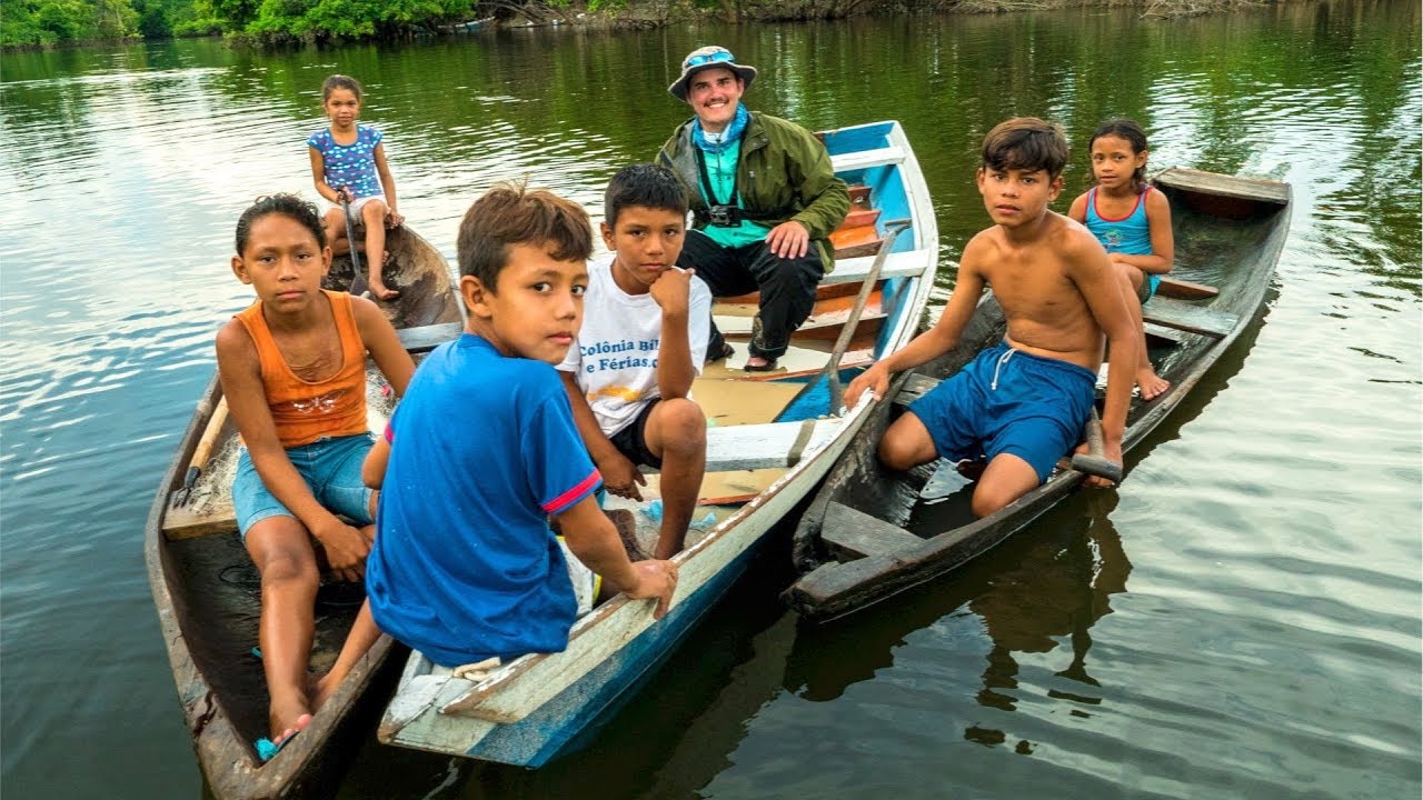 Amazon Village KIDS take ME Fishing (Surprise Catch)