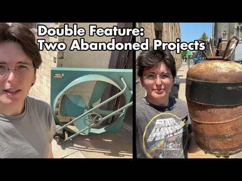 Double Feature: Emerson Whole House Fan to Whole Shop Fan, And Refrigerant Bottle To Charcoal Maker.