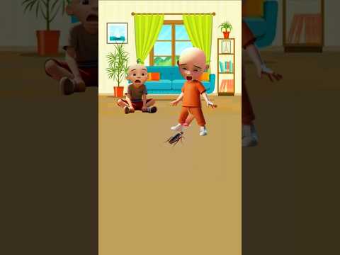 Dilempar kecoa sama kak ros #animasi #kartun #comedy #shorts