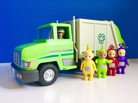 RECYCLE TRUCK Earth Day Video Learning With the TELETUBBIES TOYS!