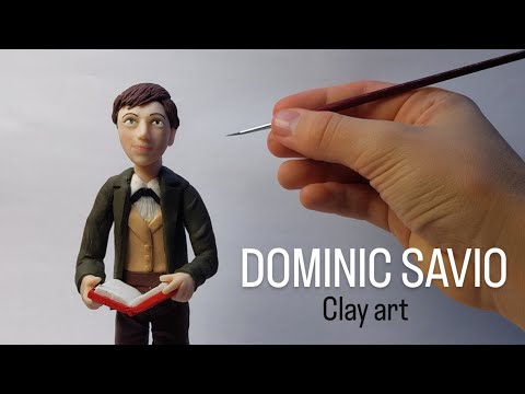 sculpting DOMINIC SAVIO with clay!