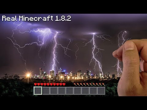 Real Life Minecraft - EPIC STORM WIND & RAIN