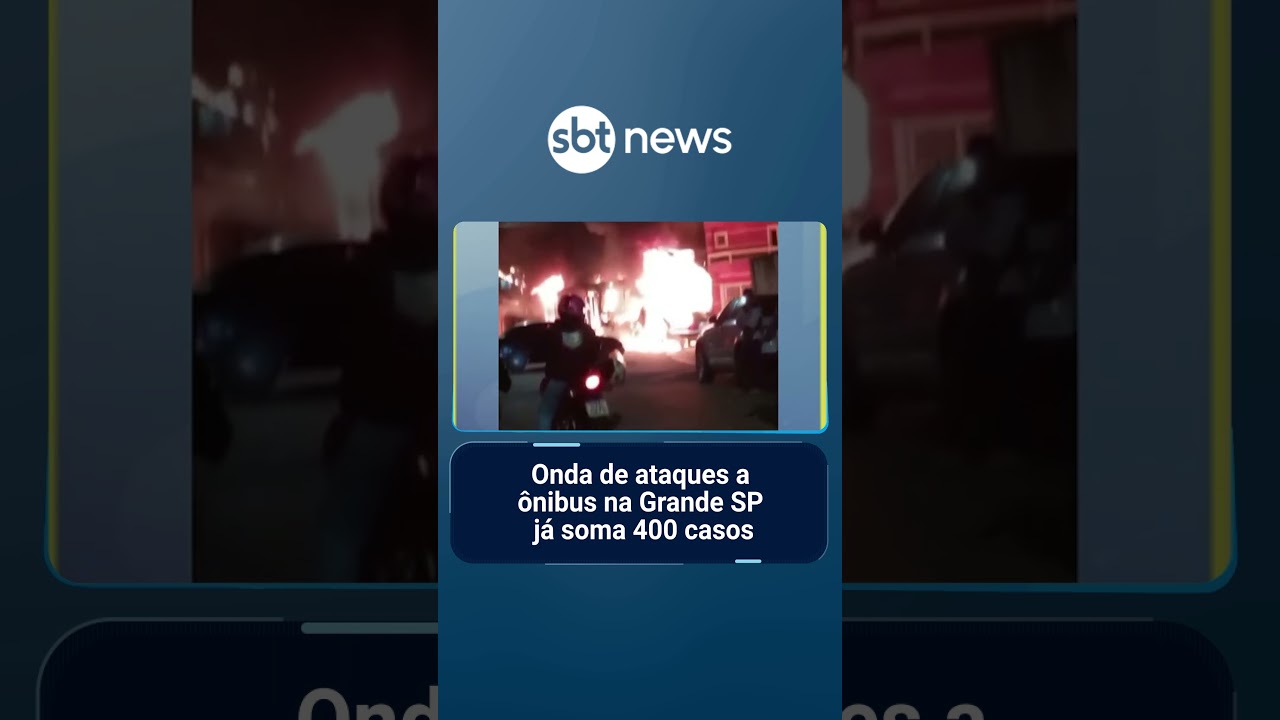 Onda de ataques a ônibus na Grande SP já soma 400 casos | PrimeiroImpacto