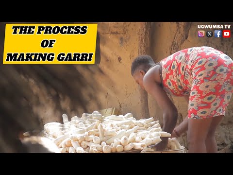 THE PROCESS OF MAKING GARRI #food