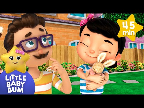 Bunny Bath Time | Little Baby Bum | 🚌Wheels on the BUS Songs! | 🚌Nursery Rhymes for Kids