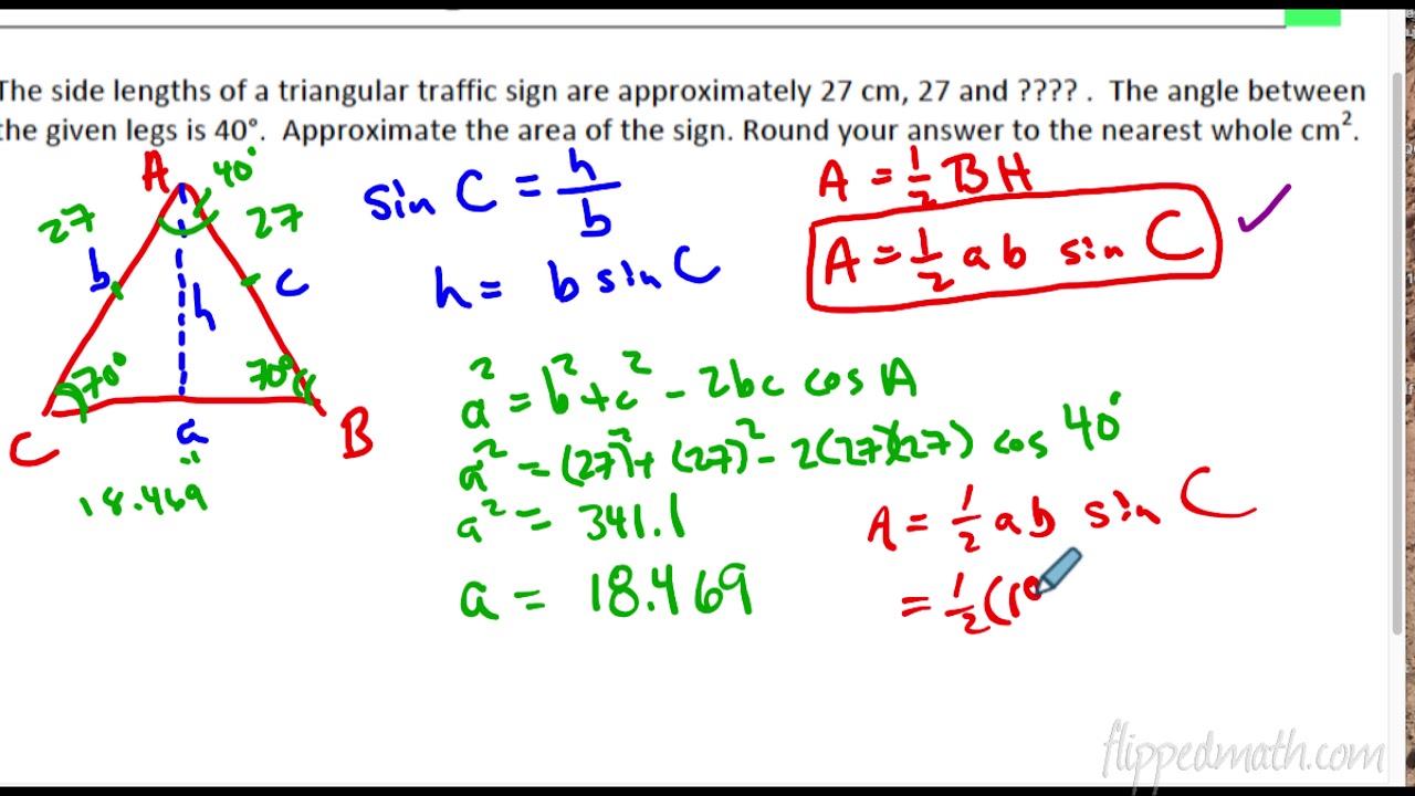 Understanding Triangle Geometry and Area Calculation