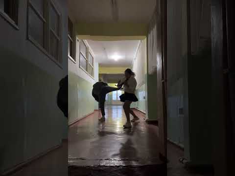Amazing martial art performance by @justyna_fit