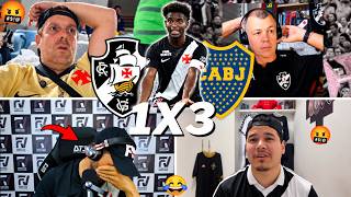 REAÇÕES DOS VASCAINOS ELIMINADOS E TRISTEZA TOTAL | VASCO 1 X 3 BOCA JUNIORS | VAMOS RIR KKKKK