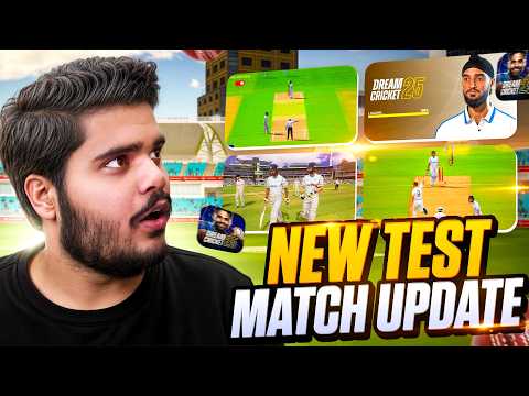 *NEW TEST MATCH UPDATE* DREAM CRICKET 25 Ultra High Graphics First Gameplay
