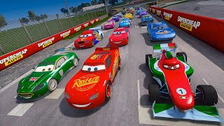 Cars Mount Panorama Circuit Epic Race McQueen The King Chick Hicks Nigel Gearsley and GP Legends