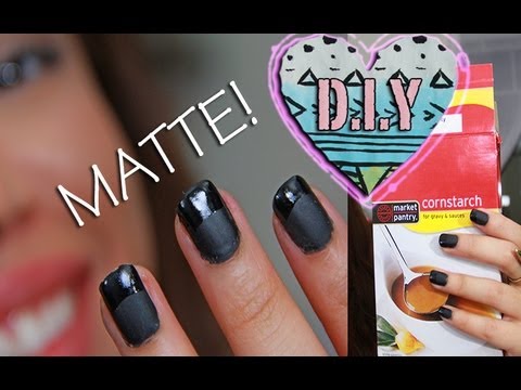 D.I.Y homemade MATTE NAIL Polish!!! | AndreasChoice