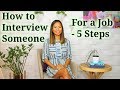 Interviewing Job Candidates Effectively