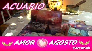 ♒️ACUARIO AMOR AGOSTO 2025❤️