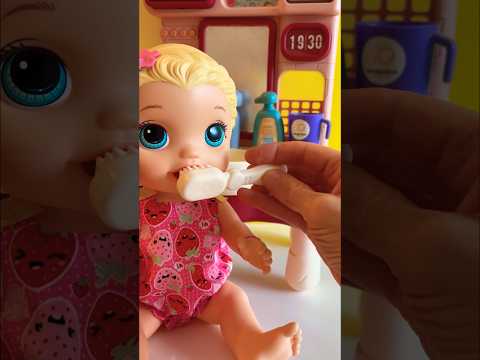 Satisfying with Unboxing Miniature Bathroom Set Toys and Baby Alive | ASMR Videos #babyalive