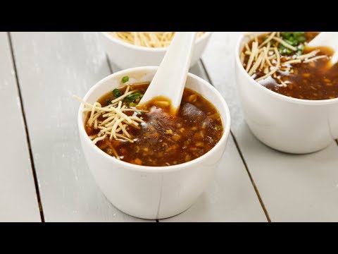 सबसे आसान तरीका रेस्टोरेंट वाला मनचाव सूप - veg manchow soup restaurant recipe - cookingshooking